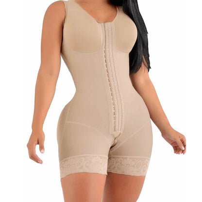 High Compression Short Girdle With Brooches Bust Girdle With Bust For Daily And Post-surgical Use