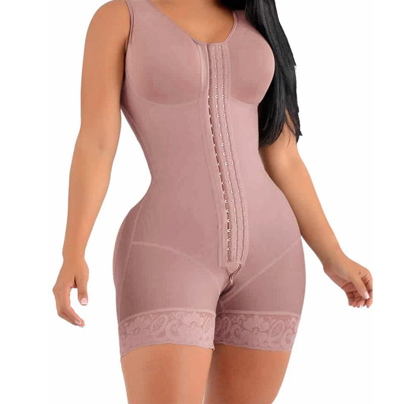 High Compression Short Girdle With Brooches Bust Girdle With Bust For Daily And Post-surgical Use