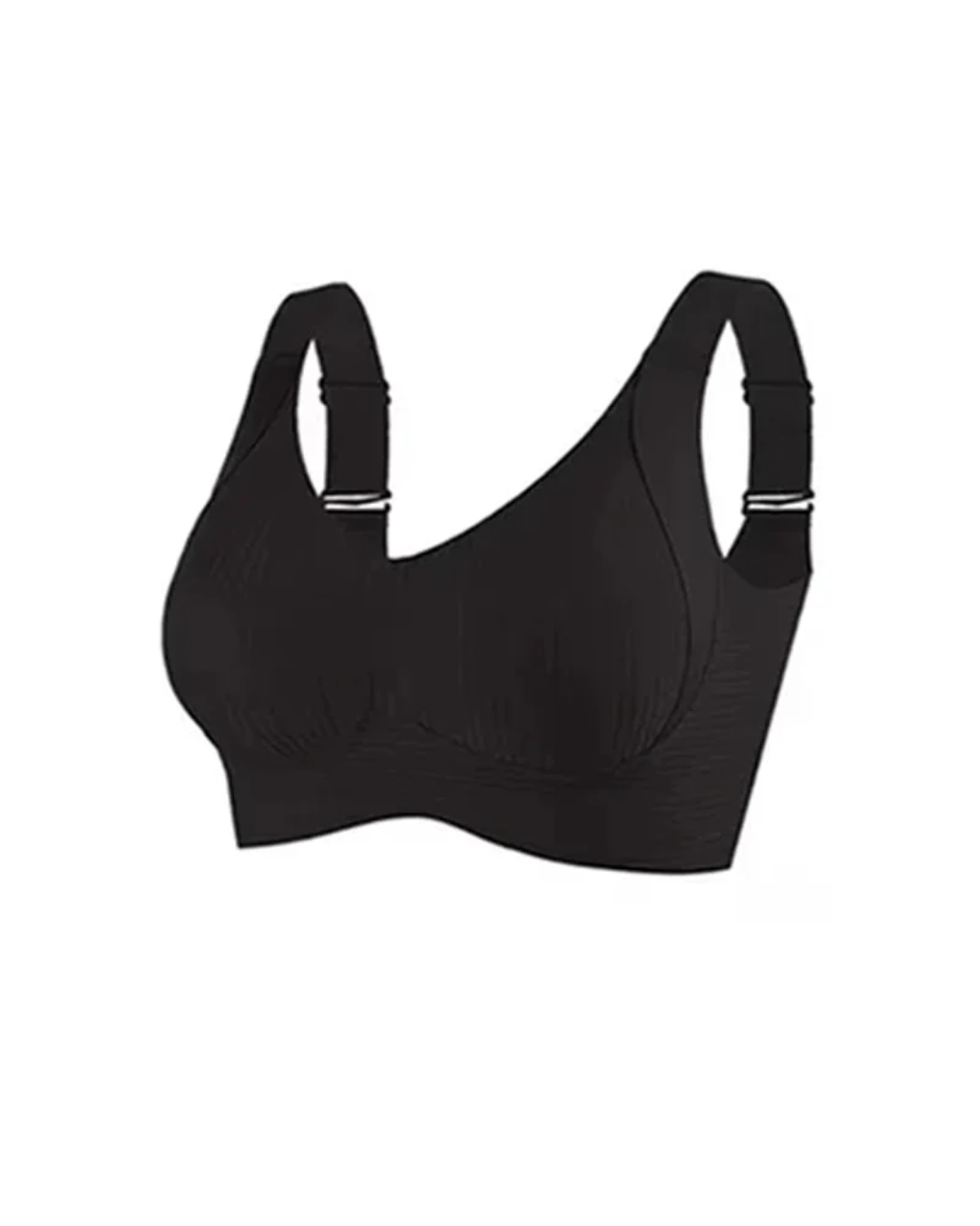 Women's Solid Color Four Rows Adjustable Wireless Bra