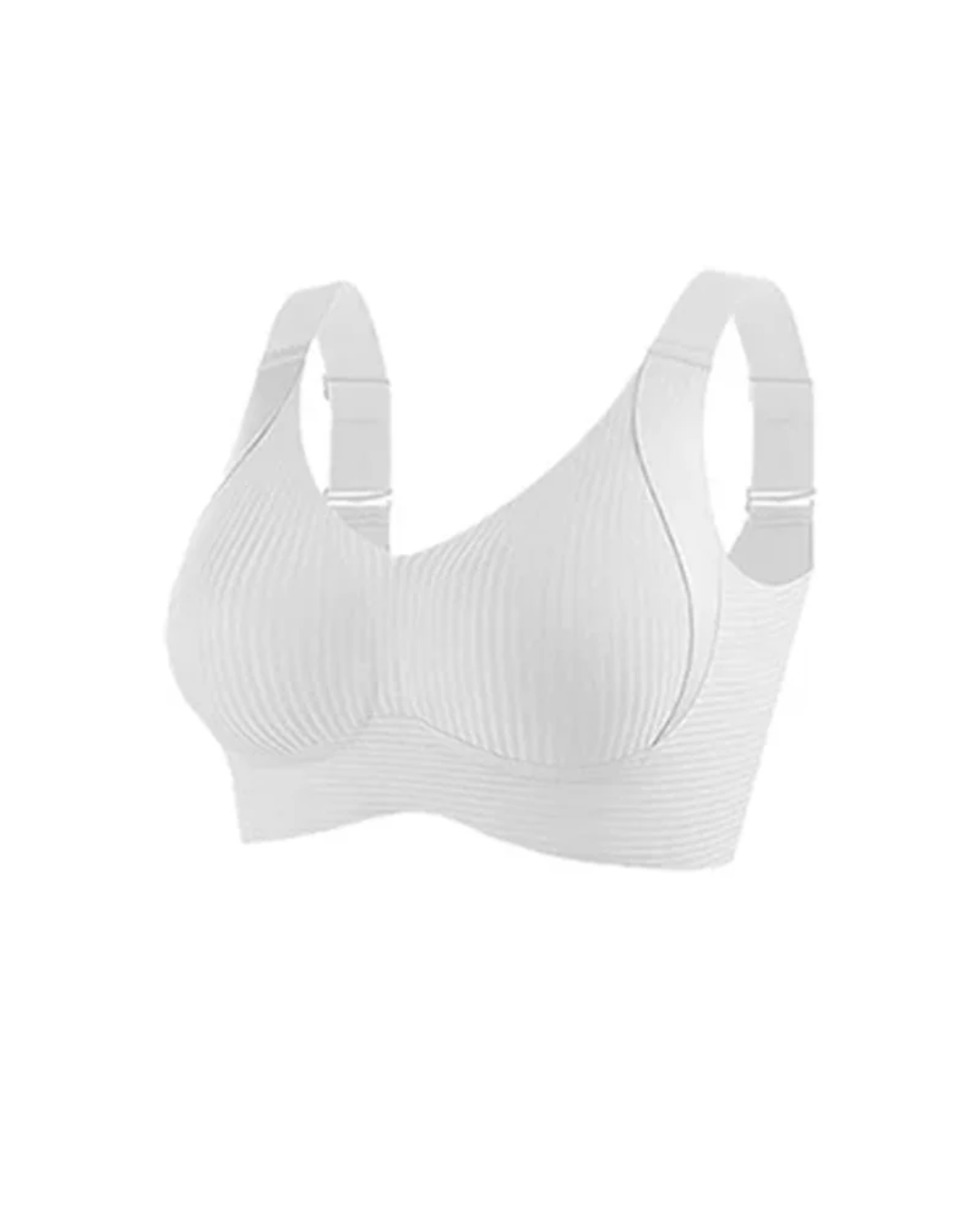 Women's Solid Color Four Rows Adjustable Wireless Bra