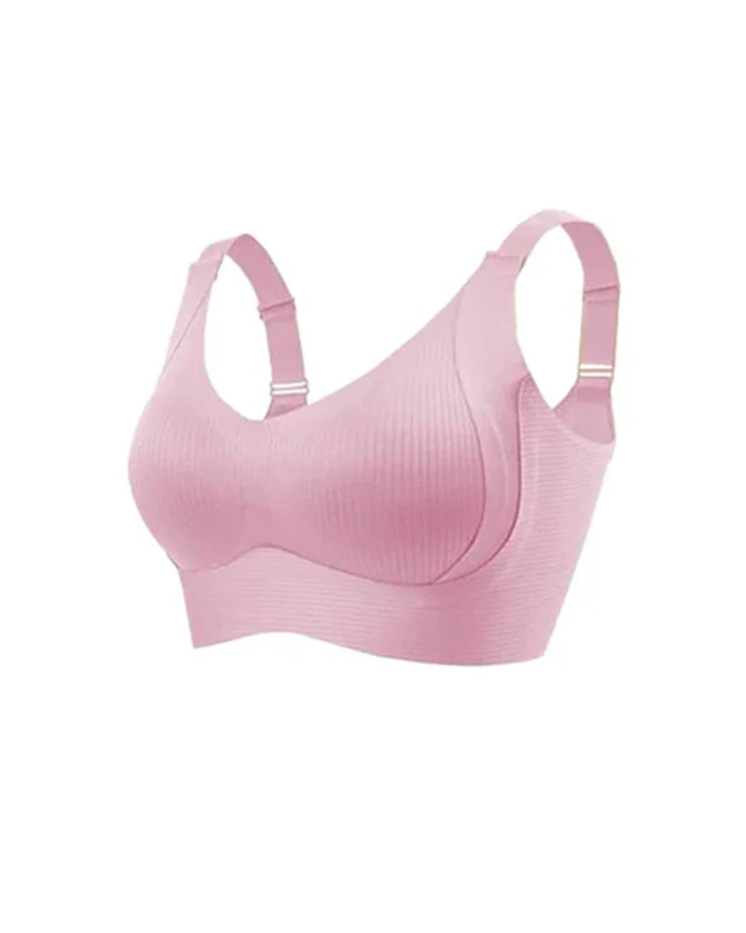 Women's Solid Color Four Rows Adjustable Wireless Bra