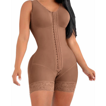 High Compression Short Girdle With Brooches Bust Girdle With Bust For Daily And Post-surgical Use