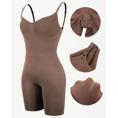 Full Body Shapewear Bodysuit for Women Tummy Control Body Shaper Thigh Slimmer Shorts Seamless Sculp