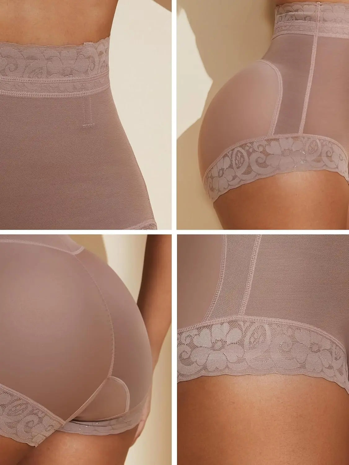 Low-waisted, seamless tummy control shorts