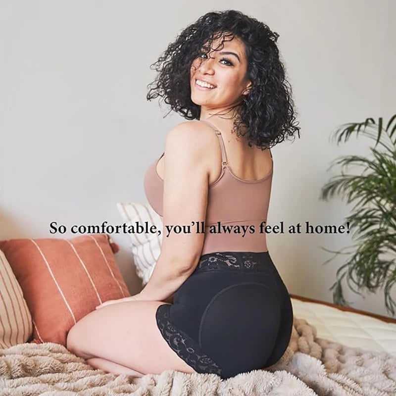 Low-waisted, seamless tummy control shorts