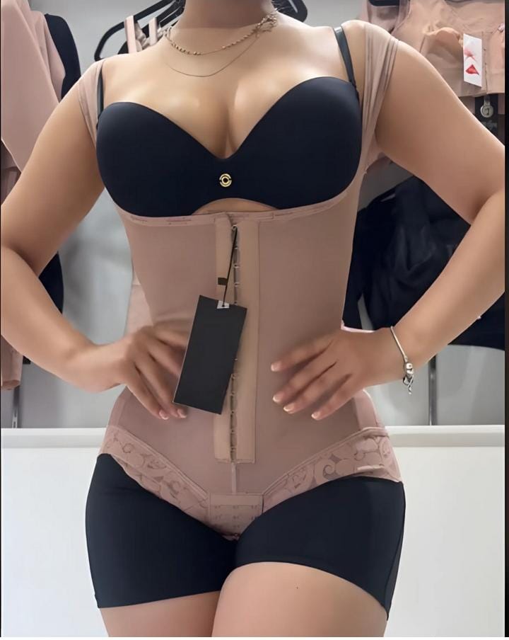 Bodysuit Shapewear Button Down