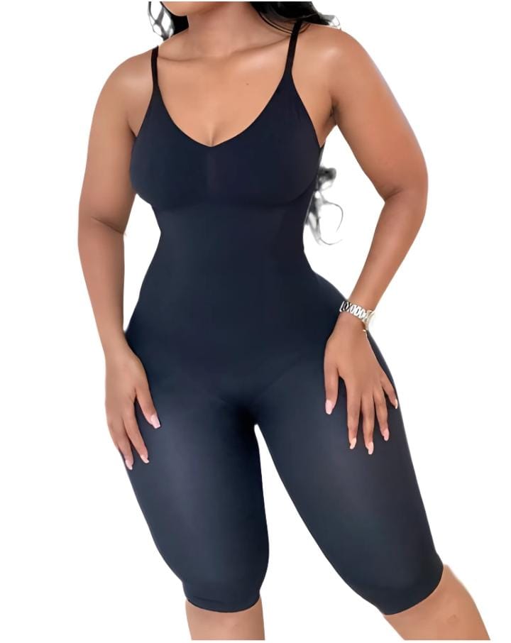 Seamless Backless Mid-Length Full Body Shaper